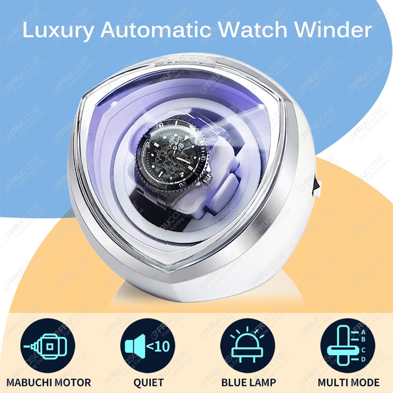 FRUCASE Single Watch Winder for Automatic Watches with 5 Modes Multi-Function Rotation